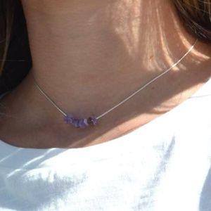 Amethyst Rock Candy Necklace
